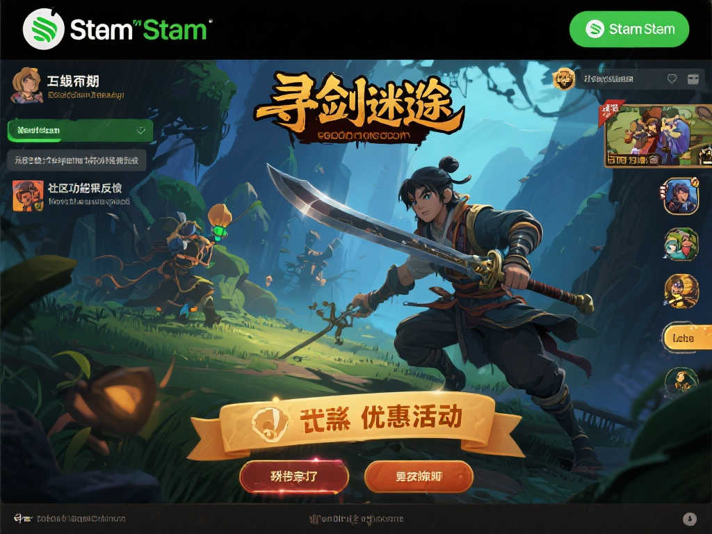 Roguelite卡牌冒险《寻剑迷途》Steam平台震撼首发