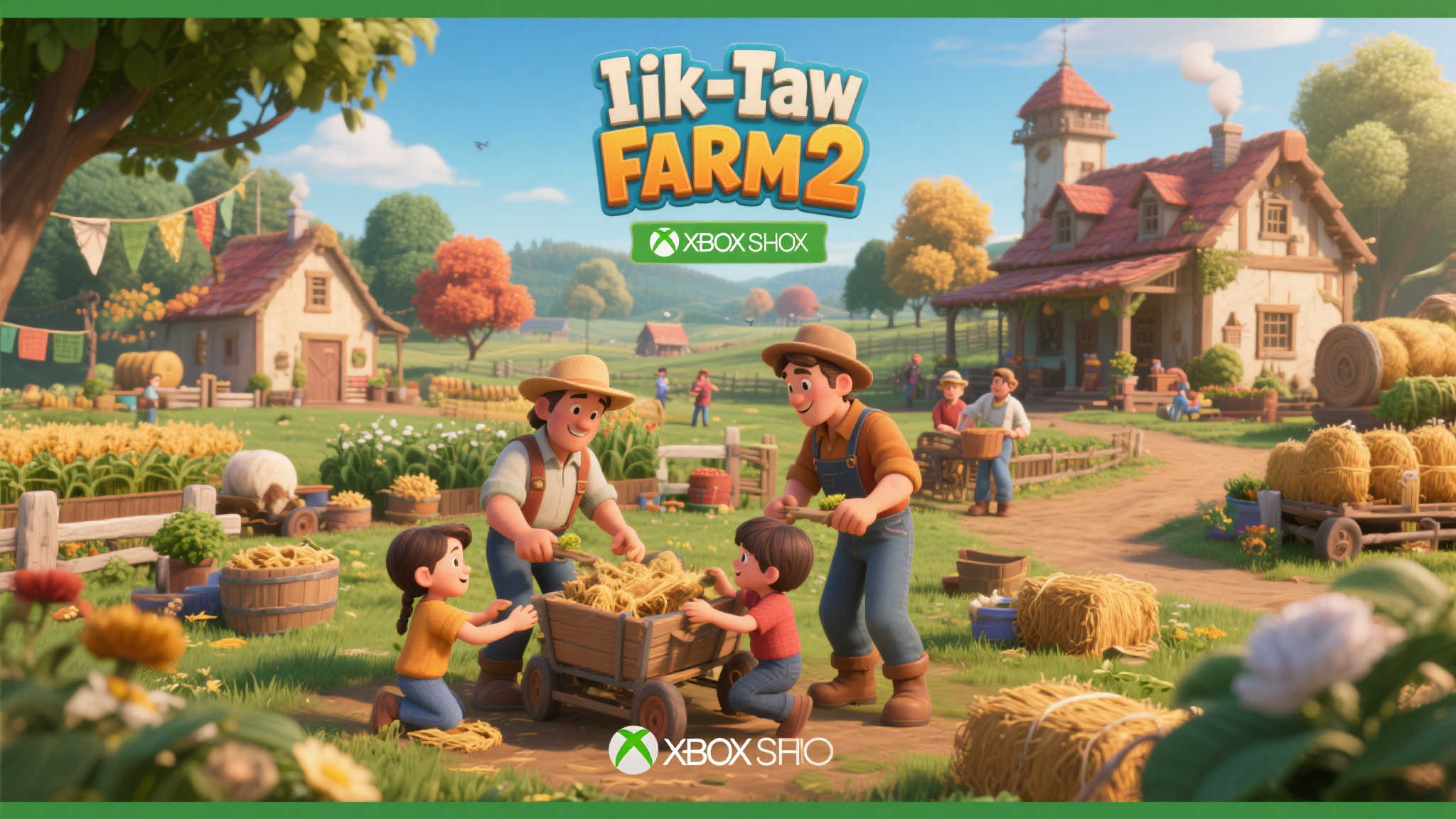 《一起玩农场2》登陆Xbox,全家齐种田,欢乐不停! 《一起玩农场2》登陆Xbox,全家齐种田,欢乐不停!